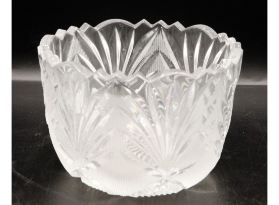 Stunning Cut Glass Candy Dish (0359)