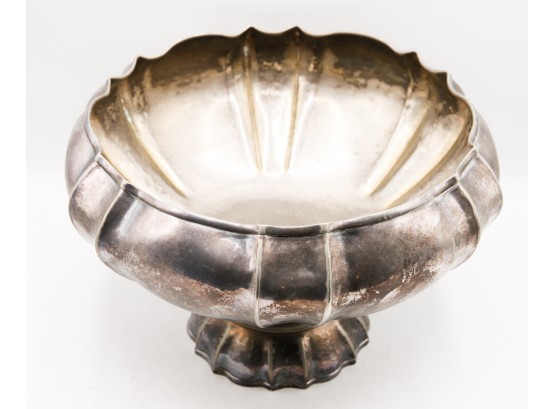 Vintage Silver Plated Pedestal Bowl (0565)