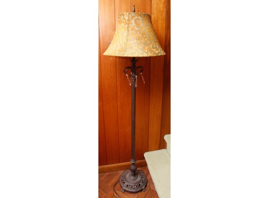 Vintage Heavy Brass Floor Lamps - 64x17 (0413)