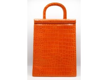 Stylish VIENNA SUSANNE KITZ   K'TZ Alligator Inspired Hand Bag - (0437)