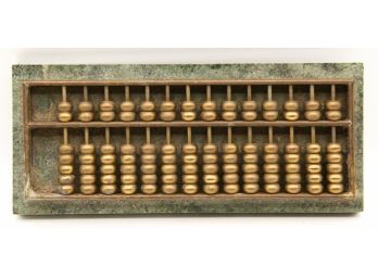 Vintage Brass & Marble Mini Abacus (0716)