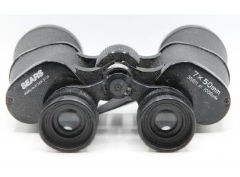 Sears Binoculars - Model No. 473.2513100 - 7x50MM - 356ft At 1000yards - W/ Original Case (0810)