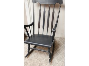 Charming Navy Blue Rocking Chair - 39x19x29 (0803)