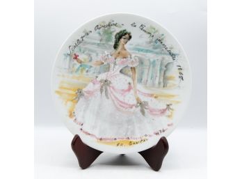 FR. Ganeau Signed Porcelain Decorative Plate - 1976 - FB 242 (6090)