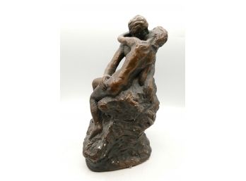Vintage - Nude Figurine - 'The Kiss' Statue 1961 - Austin Productions 12' (0745)
