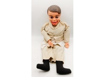 Vintage Ventriloquist Charlie McCarthy Doll - Damage Photographed (0749)