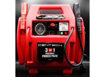 Power Pack With Jump Starter Cen-tech - 3 In 1 Portable  - Item 38391(0884)