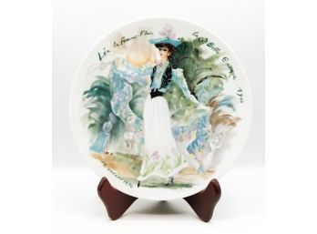 FR. Ganeau Signed Porcelain Decorative Plate - 1976 - EK 920 (0610)