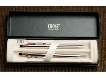 Fine Writing Instruments Lot Of 2 Pens - Cross Since 1846 - In Original Box  (0824)