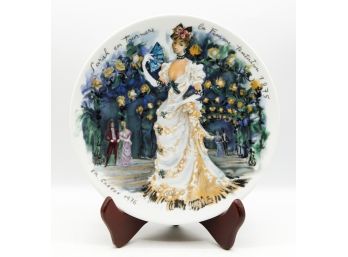 FR. Ganeau Signed Porcelain Decorative Plate - 1976 - CL 328 (0611)