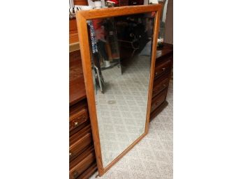 Heavy Wooden Framed Mirror - 40x33 - (0820)