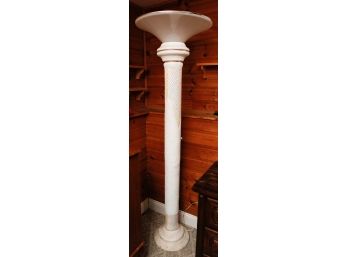 Stunning Torch Floor Lamp - 71x 21 - Matches 2 Table Lamps W/in This Auction