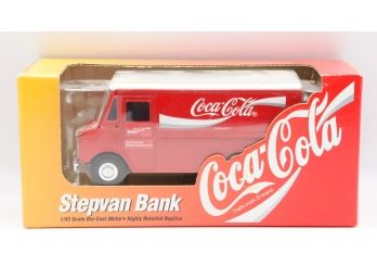 1996 Coca Cola - Stepvan Bank - Die Cast Metal - Highly Detailed Replica (0850)