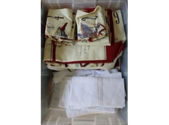 Lot Of Assorted Table Cloths And Placemats