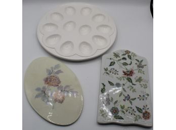 Lot Of Assorted Hot Plates & Egg Tray