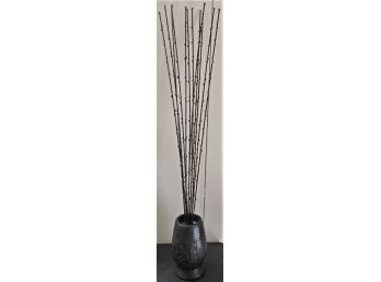 Stylish Metal Vase With Branches