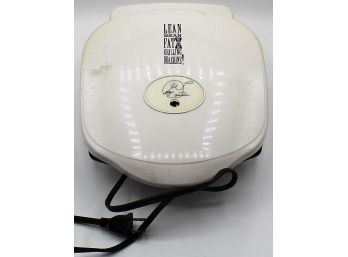 GEORGE FOREMAN GRILLING MACHINE WHITE #GR-10A