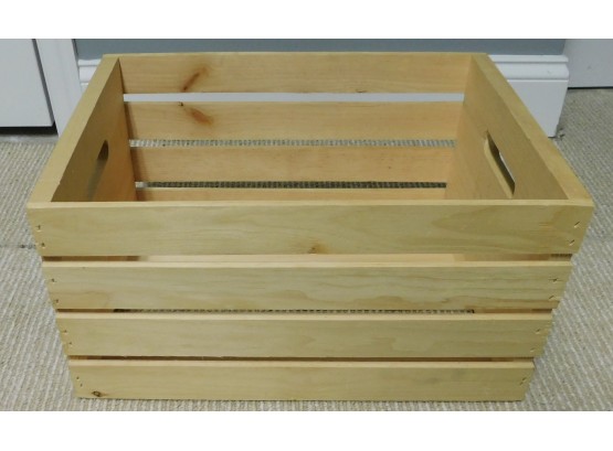 Good Line Work Raw Wood Crate (w134)