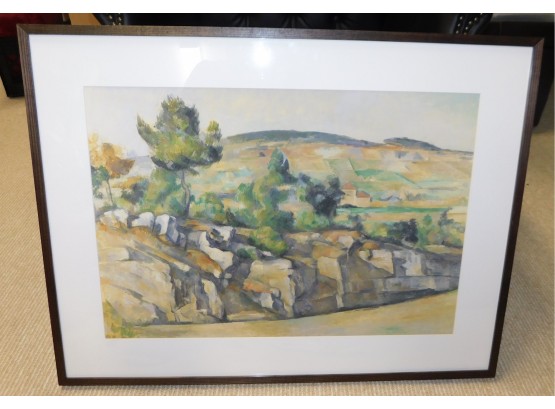 Framed Canvas Landscape Picture (w201)
