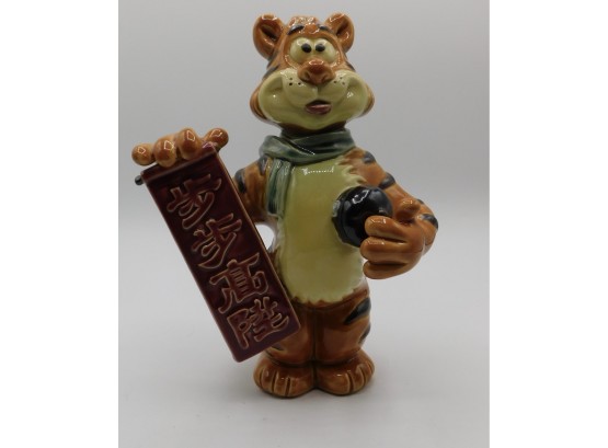 Asian Ceramic Tiger Figurine (w229)