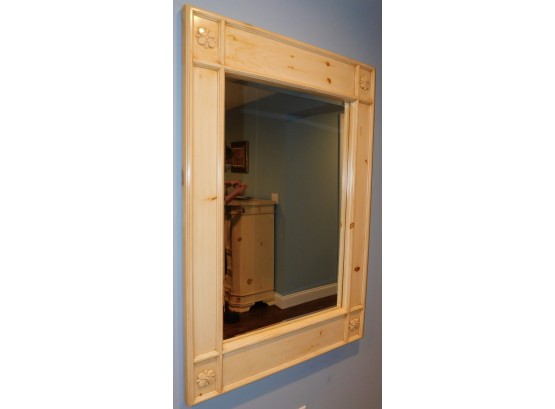 Oak Wall Mirror (w041)