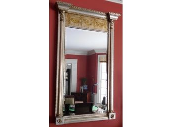 Beautiful Decorative Wood Silver Wall Mirror (w002)