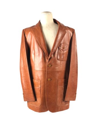 Vintage Wilsons Genuine Leather Blazer Jacket, Size 38 - #S-002