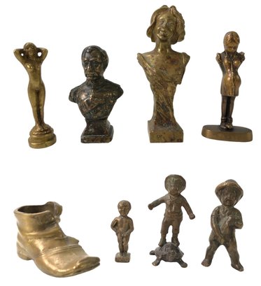 Collection Of Brass & Bronze Figurines - #S1-2