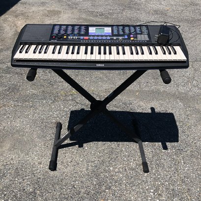 Yamaha PSR-190 Piano Keyboard Synthesizer With Stand (WORKS) - #BR