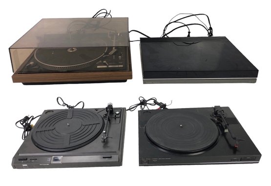 Collection Of Turntables: Fisher, NAD Electronics, Dual 1246, Bang & Olufsen - #S14-1