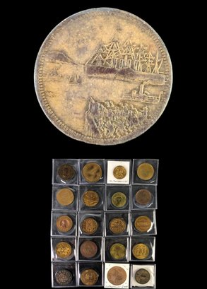 Antique & Vintage Tokens: 1860 The Great Eastern, 1927 Lucky Lindberg & More - #JC-B008