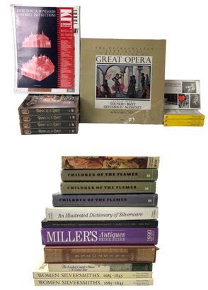 Collection Of Books, DVD Box Sets, French Opera Records, San Marco Model Kit & More - #S17-1