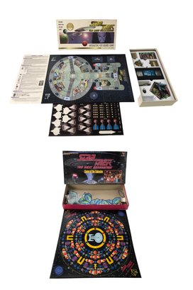 1993 Star Trek The Next Generation Game Of Galaxies & Interactive VCR Board Games - #S2-3