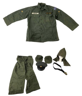 US Army WWII And Post-WWII Uniform & Hats - #S10-1