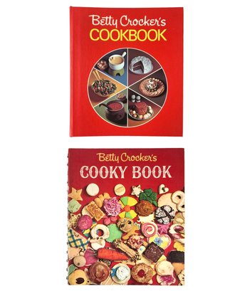 Betty Crocker's Cookbook (First Printing, 1969) & Cooky Book (First Ed., 4th Printing 1963) - #S12-2
