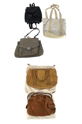 Collection Of Handbags: Big Buddha, Cole Haan, Michael Kors, Tignanello & Trina - #S23-4