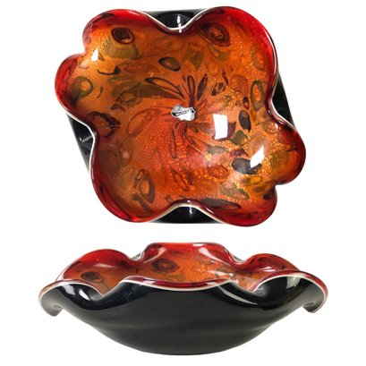 Murano Venetian Glass Bowl By Murmac (Made In Italy) - #FS-4