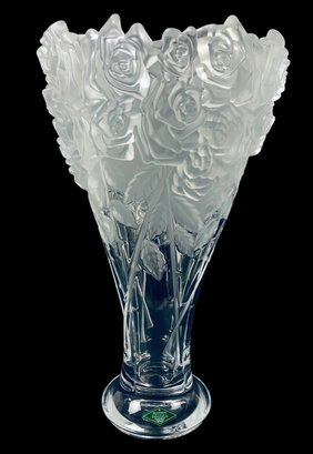 Shannon Lead Crystal Rose Vase By Godinger - #S10-2
