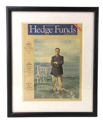 Framed 2004 Barron's Hedge Fund Cover - #A3