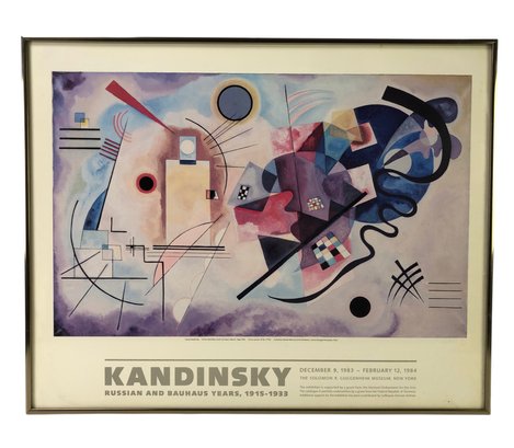 1983-1984 Kandinsky Art Exhibition Poster, Solomon R. Guggenheim Museum New York - #2