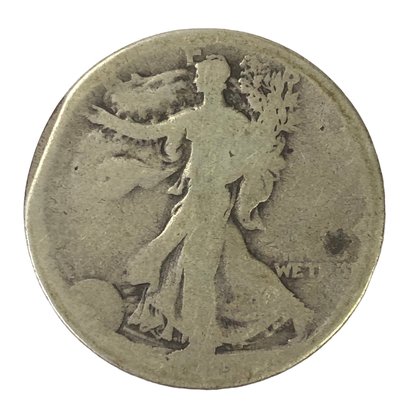 1942-S Walking Liberty Silver Half Dollar - #JC-B