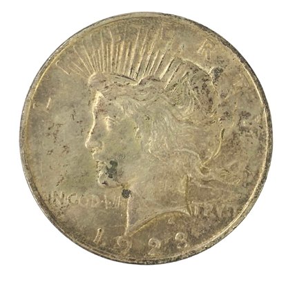 1923-S Silver Peace Dollar Coin - #JC-B