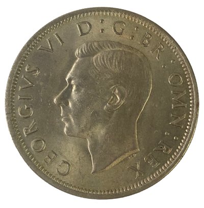 1948 George VI United Kingdom Half Crown Coin - #JC-B