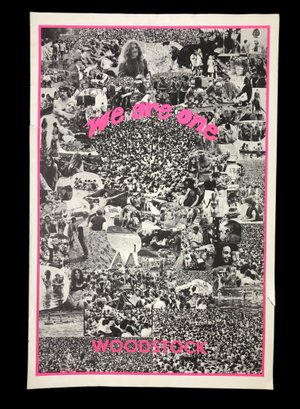 1969 Bruce Gowens 'We Are One' Woodstock Festival Poster, Overground Art Inc. - #S28-3