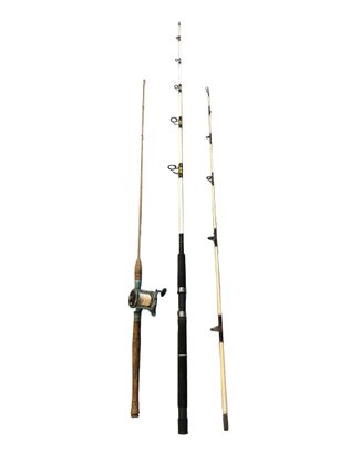 Penn Squidder No. 140 Reel With Fishing Rod & 7-Foot Spinning Rod - #SW-3