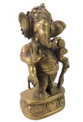 Hindu Ganesh Brass Sculpture - #FS-6