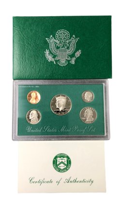 1997 United States Mint Proof Set, 'S' Mark Designation (Includes COA) - #JC-L