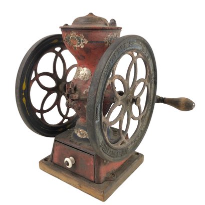 Antique Enterprise Mfg. Co. Cast Iron Coffee Mill - #S16-1