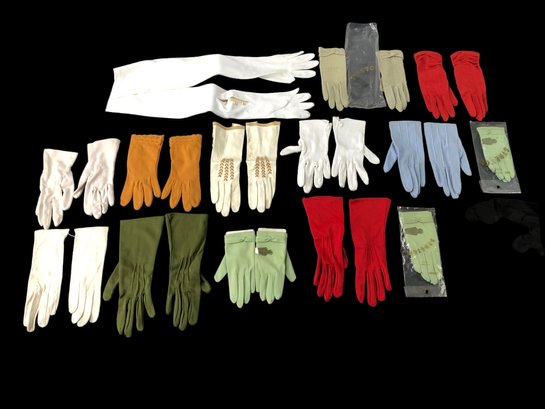 Collection Of Vintage Women's Dress Gloves - #S9-3