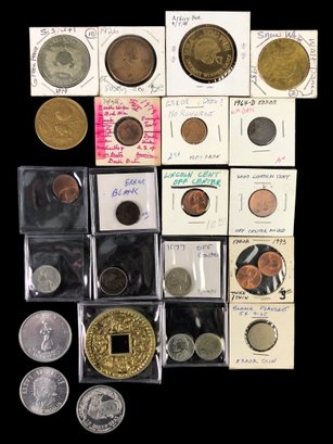 Collection Of Coins & Tokens - #JC-B003